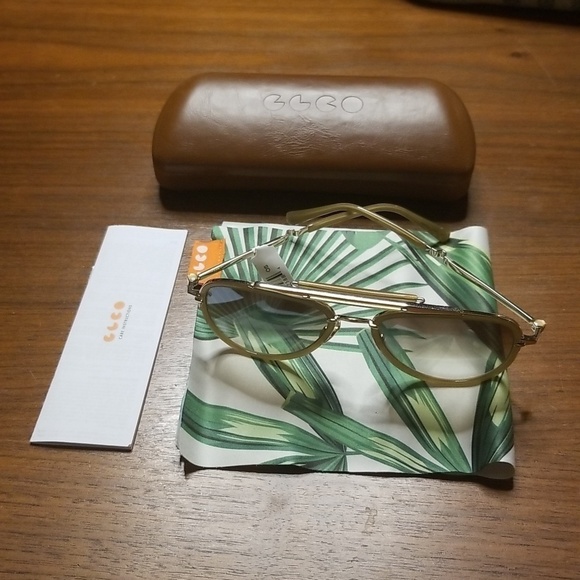 ?MR LEIGHT by GARRETT LEIGHT? Doheny SL Sunglasses ~ Aviator Crescent 12KG NWT main image 16